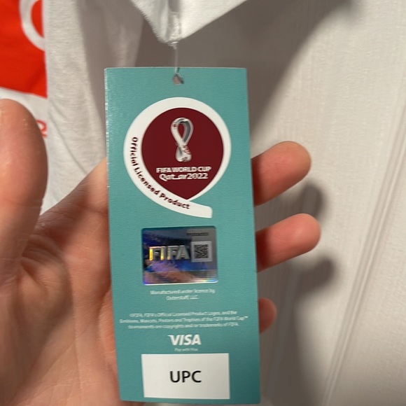 FIFA World Cup 2002 T-shirt official licensed New with tag L 14/16 - Picture 5 of 7